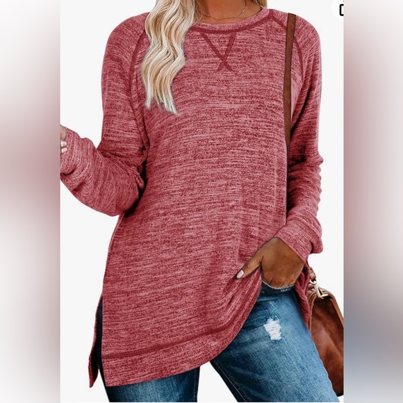New- Mia Longsleeve Lightweight Tunic Top - Picture 2 of 3